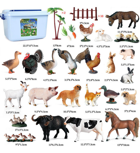 Juego De Modelos De Animales Realistas Para Niños, Juguete