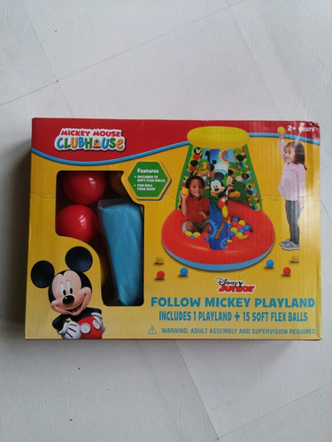 Pelotero Mickey Mouse Nuevo En Caja.