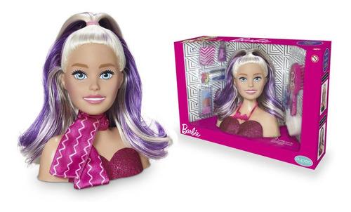 Imagem 1 de 4 de Barbie Busto Styling Head Faces Com Acessórios Original