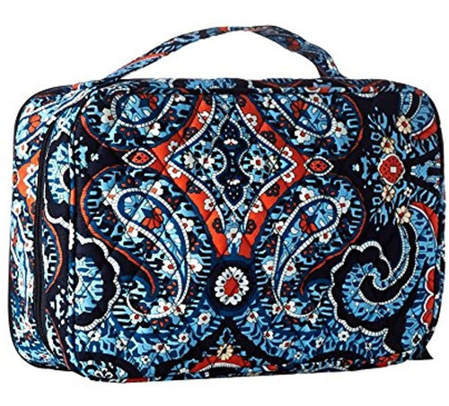 Vera Bradley Maleta Grande Y Pincel Para Maquillaje | Meses sin intereses