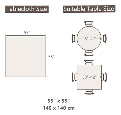 Mantel Rectangular Impermeable Moderno 55 X 55 Cm