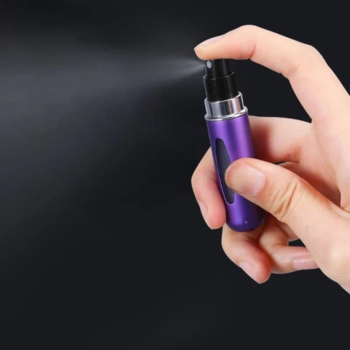 3 Mini Perfumeros Portátil Recargable 5ml Atomizador Colores