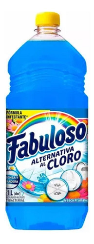 Caja Fabuloso Cloro 12 Botellas De 1 Litro