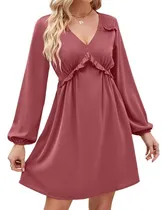 Comprar Vestido Suelto Casual Manga Larga Moda Deporte