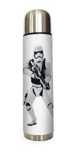 Imagen 2 de 3 de Termo Y Mate Y Termo Acero 1 Litro Madera Star Wars