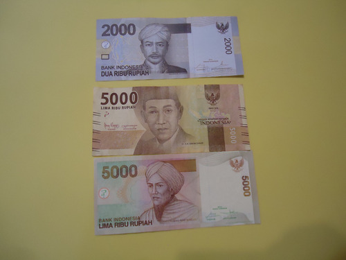 Billetes De Indonesia Lote De 3 Pc