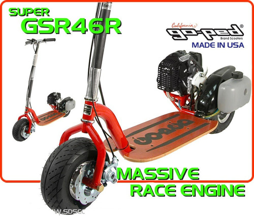 Imagen 2 de 2 de Monopatin Goped Americano A Motor Nafta No Electrico Gsr 46r