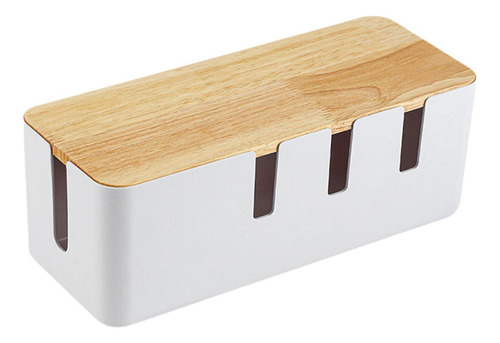 Caja Organizadora De Cables Con Tapa, Contenedor De Corto