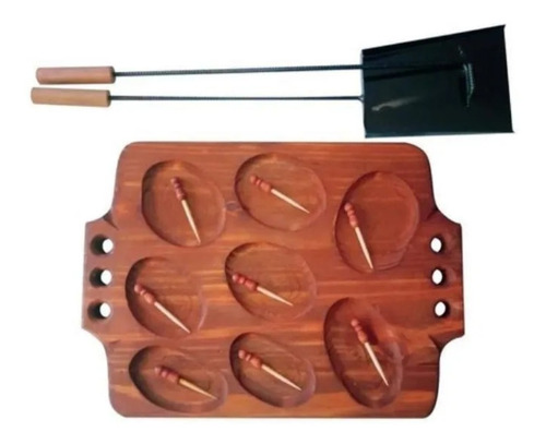 Tabla Picada Asado Reversible Bandeja Madera Laser Nombre