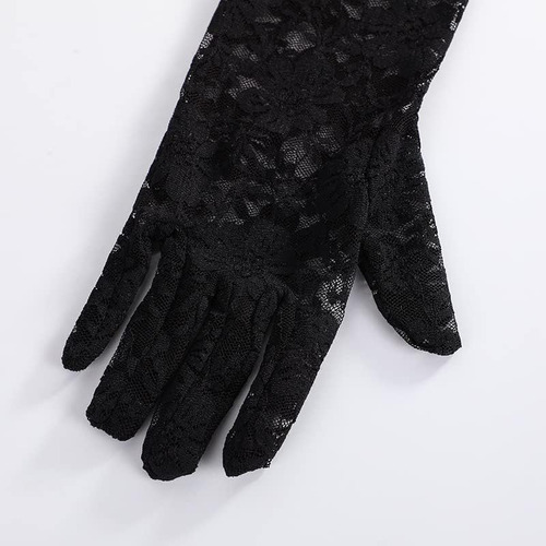 Guantes Largos De Terciopelo Para Mujer, Guantes Elásticos D