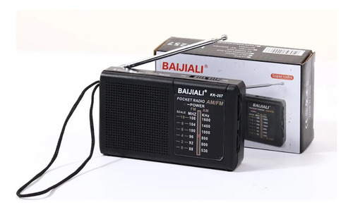 Radio Portatil Am / Fm Baijiali Kk-257 (de Bolsillo)