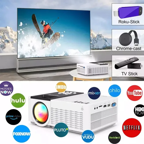 Tmy Proyector Wifi 5g Con Bluetooth 5.1 Pt-06 9500 Lumens