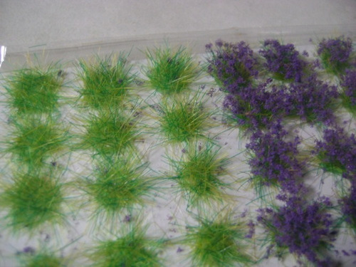 Imagen 9 de 10 de Nico Blister De Matas Y Flores Violetas D 10 Mm H0 (pmf 07)