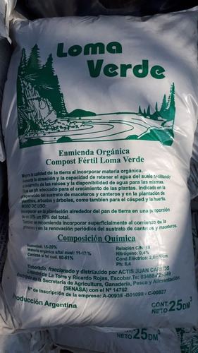Sustrato Compost Organico 25 Dm3
