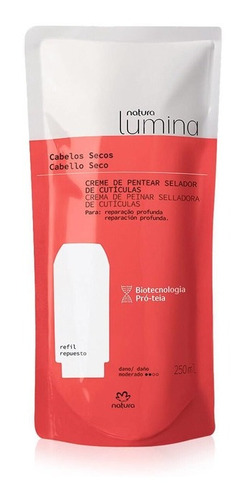 Repuesto Crema Pa Peinar Selladora 250ml De Cuticulas Natura