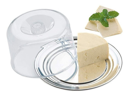 Conjunto Para Queijo 2 Peças Brinox Modelo Petúnia Cor Metálico