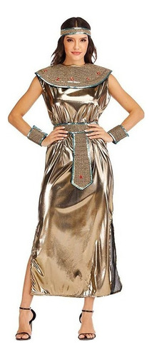 Disfraz De Faraón De Halloween De Diosa Egipcia Antigua For Mujer