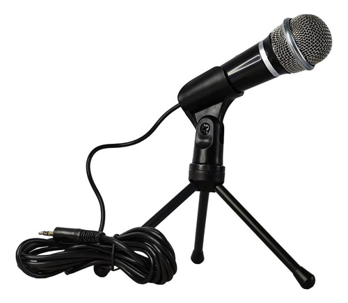 Micrófono Condensador Omnidireccional Podcast Grabación Base