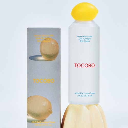 Tocobo Aha Bha Lemon Toner 150 Ml - Exfoliante Facial