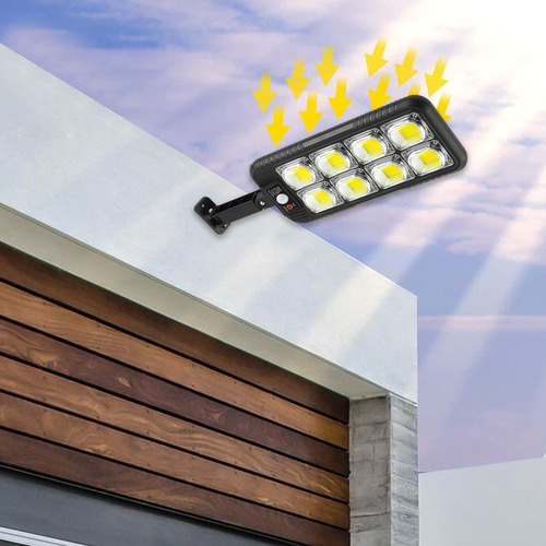 A A Luces Solares De Estacionamiento En La Calle, Sensor De