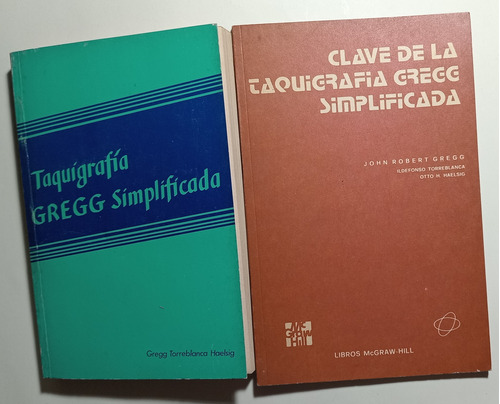 Dos Libros De Taquigrafia Gregg Simplificada 1969