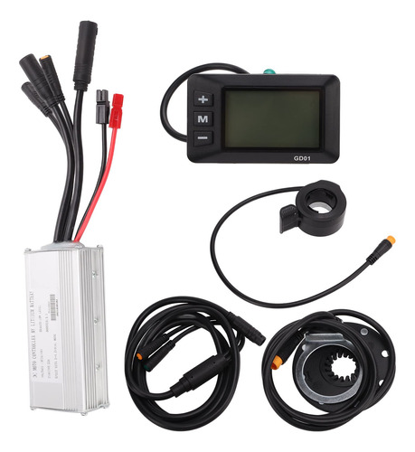 Controlador Motor Electrico Impermeable Escobilla Kit Lcd