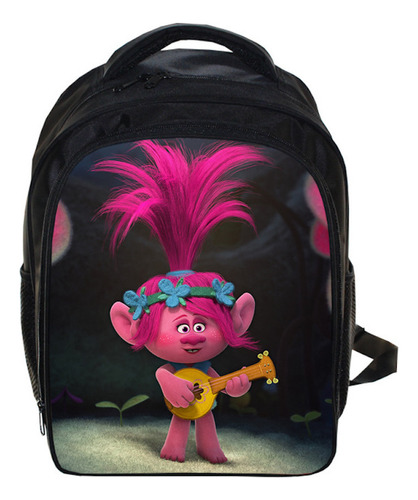 Mochila Escolar Trolls Magic Hair Princess Poppy For Niños