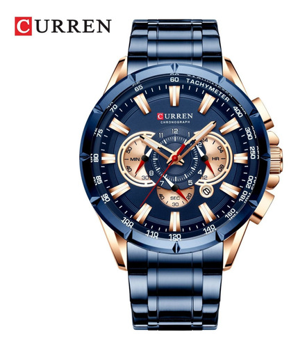 Reloj Para Hombre Curren 8363 Krec9503 Azul