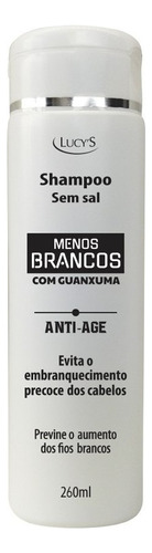 Shampoo Menos Branco 250ml Lucys 