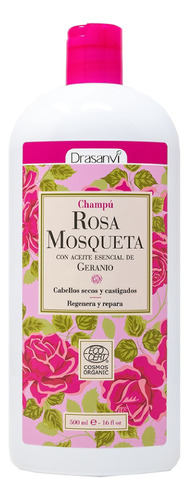 Shampoo Orgánico Rosa Mosqueta, Aloe Y Geranio - 500 Ml 