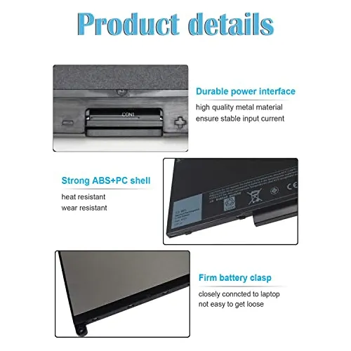 Batería J60j5 7470 7270 Compatible Dell Latitude E7470...