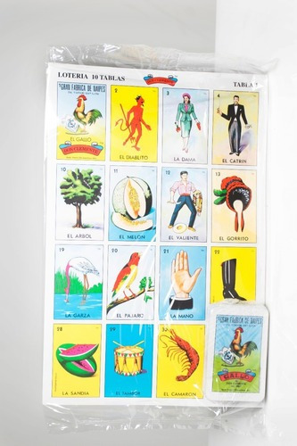 Lotería Mexicana Jumbo Don Clemente-10 Tablas Grandes 35x23