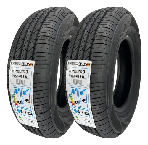 Kit 2 Pneus Speedmax Spm203 175/75r13 84t Para Gol, Palio