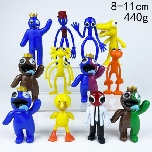 12 Piece Rainbow Friends Monster Model Action Figures 1