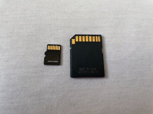 Imagem 2 de 2 de Cartão De Memoria Micro Sd Sandisk 256mb + Adaptador Samsung