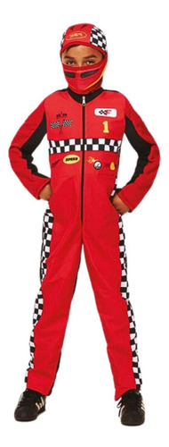 Fantasia Piloto Formula 1 Macacao Uniforme Capacete D Tecido