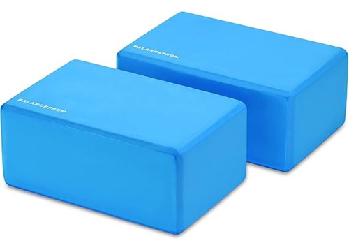 Yoga Mat Nbr 10 Mm Colchoneta Yoga + 2 Ladrillos Azul