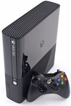 Xbox 360 Slim 1 Controle Sem Fio Wi Fi Live 4gb