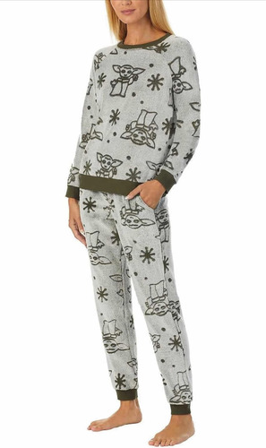 Star Wars The Mandalorian Grogu, Set De 2 Piezas De Pijama