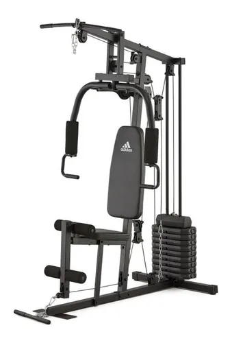 Multigimnasio Multi Gym adidas 10460 Reforzado Y 50kg Pesas
