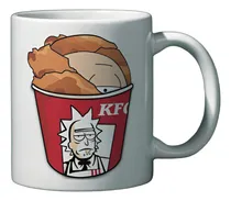 Comprar Taza Ceramica Importada Premium Rick And Morty Pollo Blanco Rick And Morty Pollo