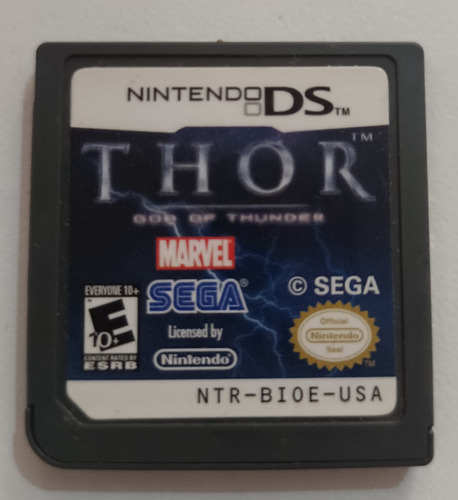 Thor God Of Thunder Nintendo Ds 
