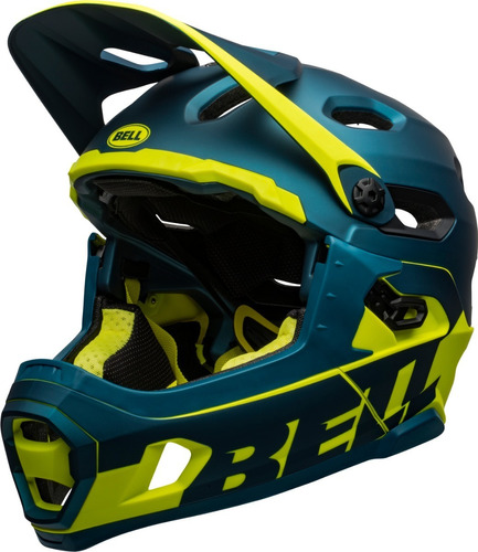 Casco Bell Super Dh Spherical Color Verde Talla S