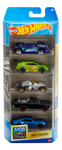 Hot Wheels Set De 5 Carritos 