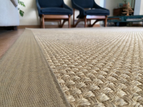 Alfombra Sisal Usada Impecable Silacor Larrain 2 X 2,40. 