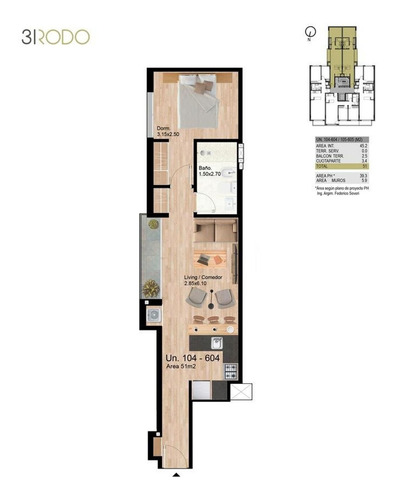 Venta De Apto Un Dormitorio En Cordón