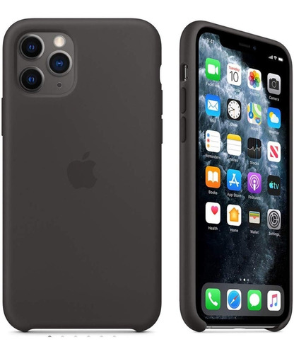 Forro Case Estuche Celular iPhone 11 Pro Max Negro Tienda