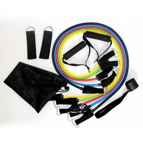 Bandas Elasticas Kit Teratubos Sportfitness Set X5 Ejercicio