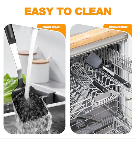 Conjunto De 4 Utensilios De Cocina Grandes Con Cuchara Ranur
