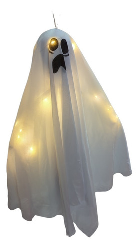Imagen 1 de 5 de Colgante Fantasma 20 Luces Decoracion Halloween Cotillon